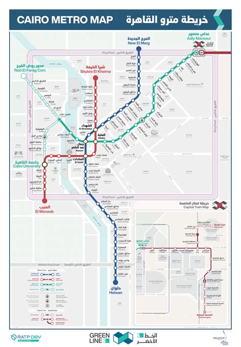 metro cairo map.